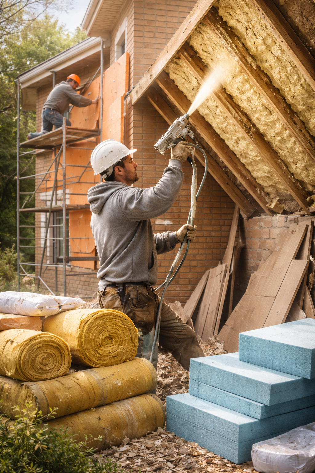 Утепление домов в Люберцах под ключ от 4419 руб/м2 | Профессионально — ТепломастерЛюб