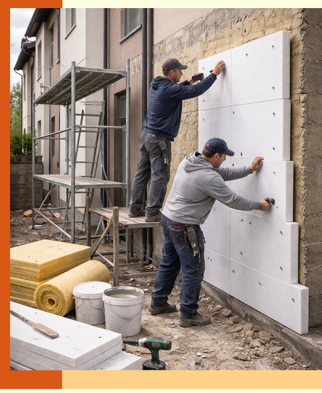 Утепление таунхауса с гарантией комфорта в Люберцах