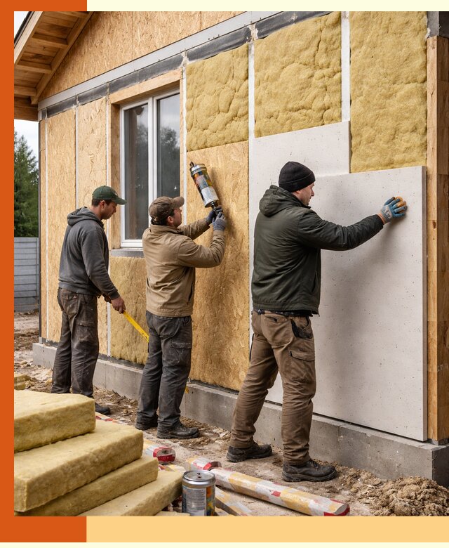 Профессиональное утепление дома из SIP-панелей в Люберцах