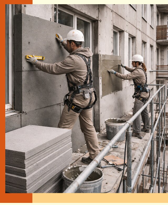 Утепление квартиры снаружи под ключ в Люберцах