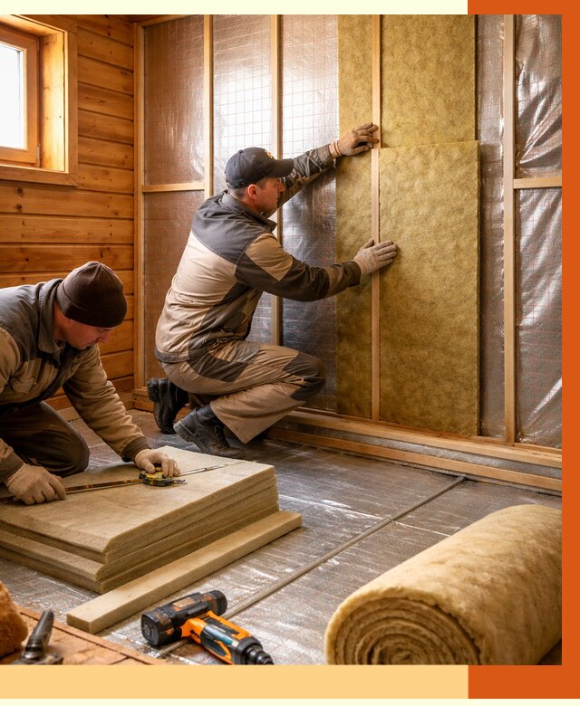 Утепление бани изнутри в Люберцах под ключ от 4419 руб./м² | ТепломастерЛюб