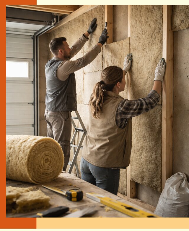 Утепление гаража изнутри в Люберцах: быстро и надежно
