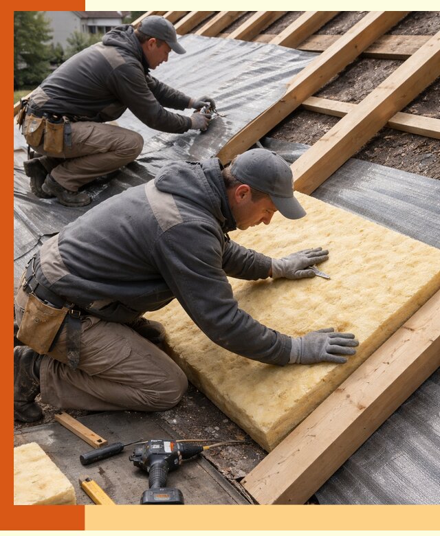 Профессиональное утепление крыши в Люберцах качественно и надежно