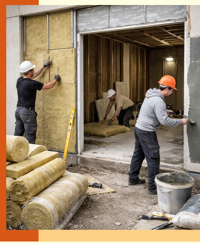 Утепление торгового павильона в Люберцах — качественно и энергоэффективно