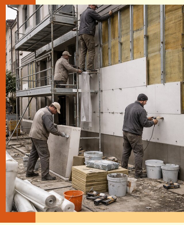 Утепление гостиницы под ключ в Люберцах с гарантией качества