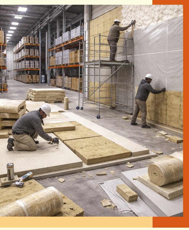 Утепление складского терминала в Люберцах от 7891 руб./м² под ключ | ТепломастерЛюб