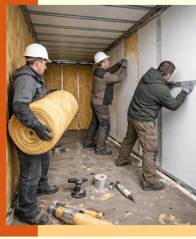 Утепление рефрижераторного контейнера в Люберцах профессионально и надежно