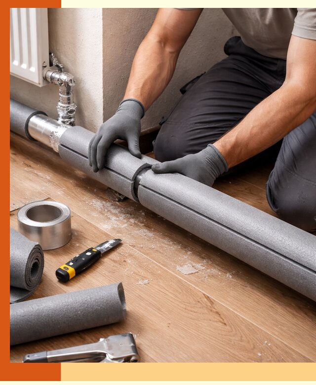 Утепление труб отопления в Люберцах: теплоизоляция и защита сети