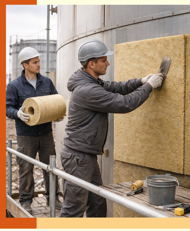Профессиональное утепление резервуара и теплоизоляция в Люберцах