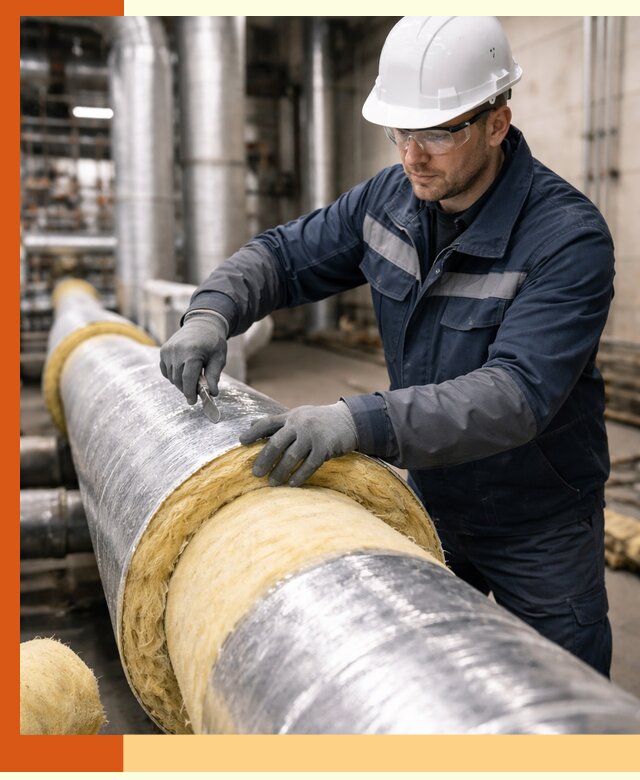 Утепление технологического оборудования и заводских установок в Люберцах