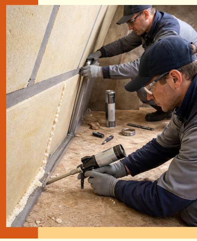 Герметизация стыков ППУ в Люберцах — надежное уплотнение швов