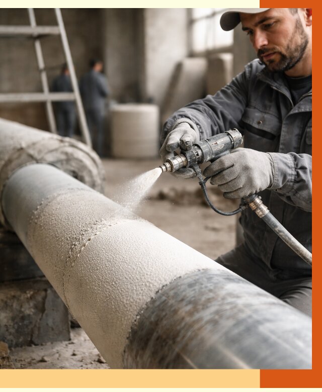 Утепление труб жидкой теплоизоляцией в Люберцах от 7891 руб. под ключ | ТепломастерЛюб