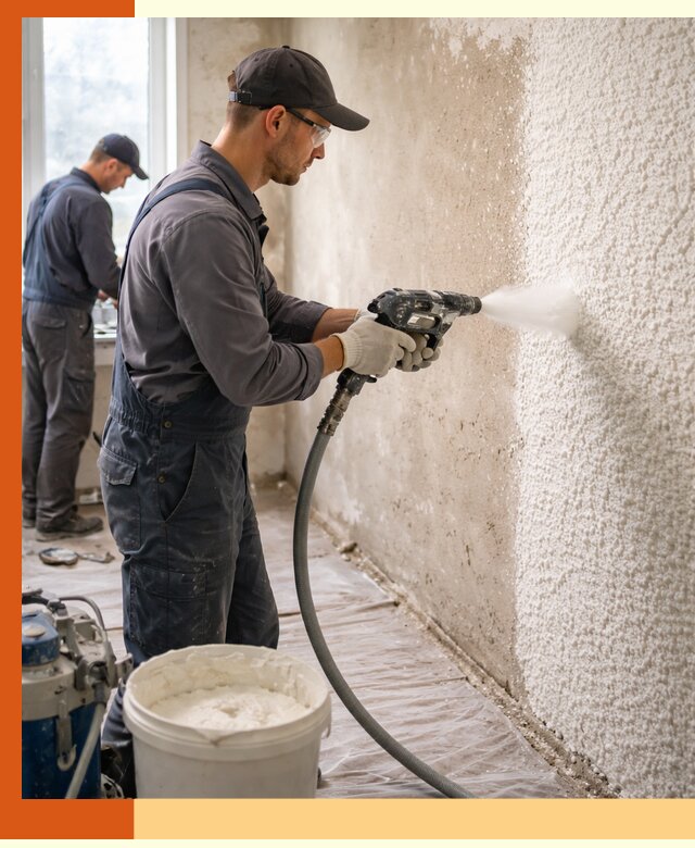 Утепление стен жидкой теплоизоляцией в Люберцах для квартир и домов