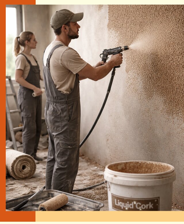 Утепление стен жидкой пробкой в Люберцах эффективное и долговечное