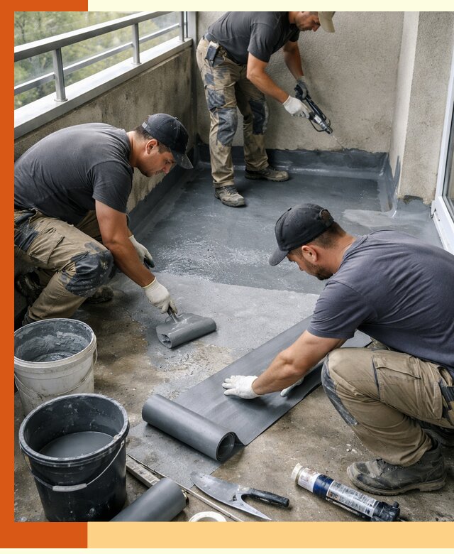 Гидроизоляция балкона в Люберцах: надежная защита от протечек