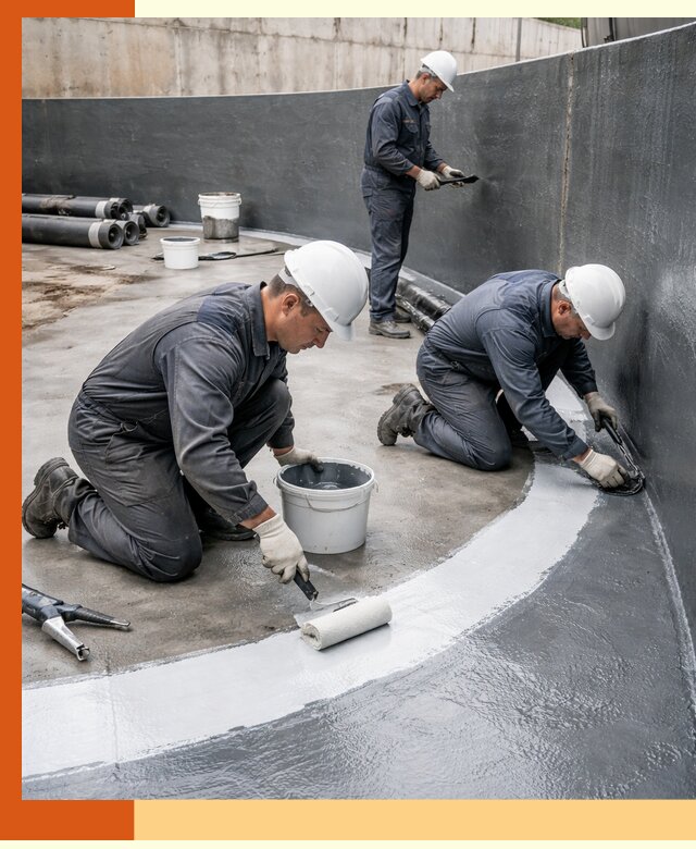 Гидроизоляция резервуара для топлива в Люберцах